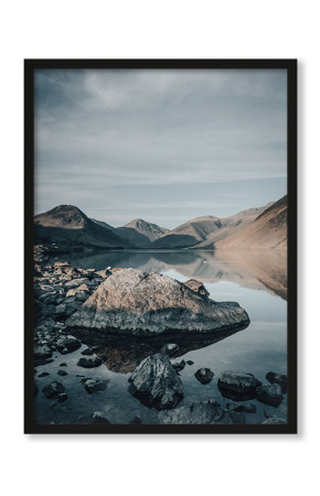  Plakat Górskie jezioro