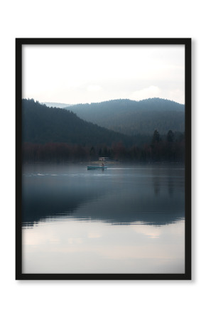 Plakat Kajak na jeziorze