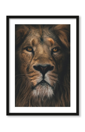  Plakat Lew królem zwierząt