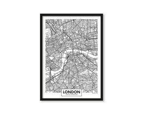  Plakat Mapa London