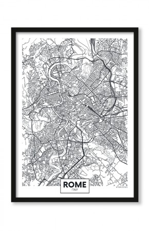  Plakat Mapa Rome