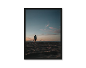 Plakat Spacer przy zachodzie słońca