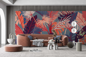  Fototapeta Colorful palm trees