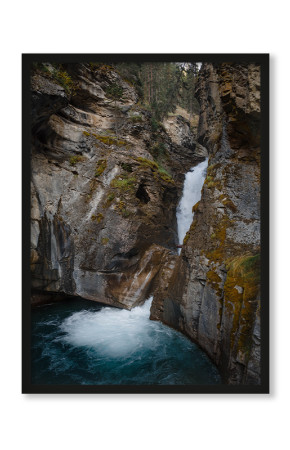  Plakat Wodospad w górach
