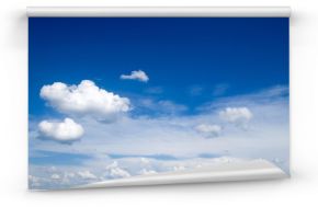 Fototapeta Niebieskie niebo z białymi chmurami na zamówienie