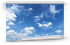 Fototapeta Białe chmury na niebieskim niebie do pokoju
