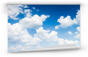 Fototapeta Błękitne niebo z chmurą w zbliżeniu na wymiar