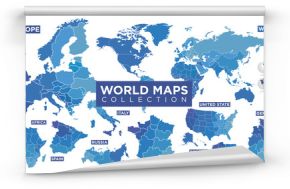 Mapa świata z krajami