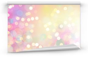 Defocused abstract pink twinkle light background. Pink glittery bright shimmering background use as a design backdrop.