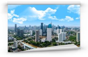Skyline of jakarta. Jakarta is the capital city of indonesia and one of the most busy city in the world. 