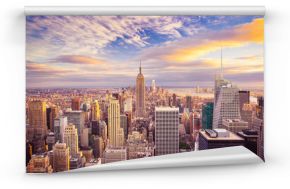 Fototapeta Widok na Nowy Jork podczas zmierzchu panorama