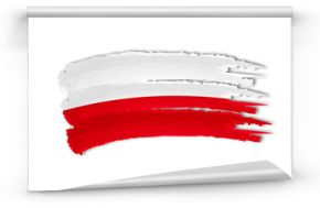 Rysunek polskiej flagi