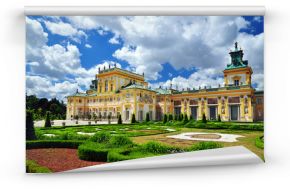 Wilanow historical building in Warsaw castle