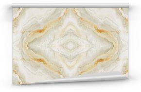Abstract gray marble with gold veins, seamless rhombic pattern