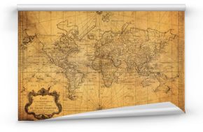 archiwalna mapa świata 1778