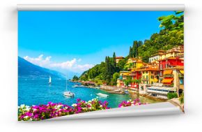 Varenna town, Como Lake district landscape. Italy, Europe.