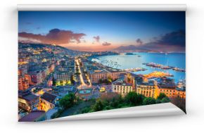 Naples, Italy. Aerial cityscape image of Naples, Campania, Italy during sunrise.