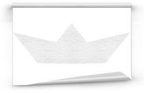 Digitally generated image of paper boat