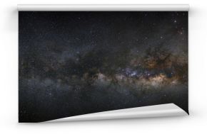 Panorama milky way galaxy with stars and space dust in the unive