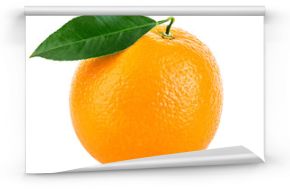 Pomarańczowa owoc odizolowywająca na białym tle.