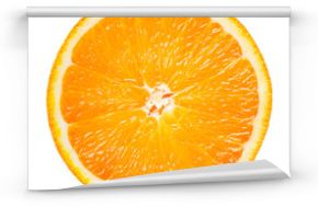 plasterek pomarańczy na białym tle