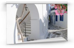 Fototapeta Boczna uliczka na wyspie Amorgos, Grecja na wymiar