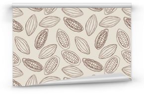 seamless cacao pod pattern