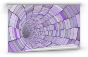 3d odpłacają się dachówkowe tunel drymby w wieloskładnikowych purpurach