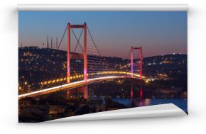 Fototapeta Most Bosforski w Stambule po zachodzie słońca do pokoju XL