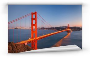 Fototapeta Most Golden Gate w czasie zachodu słońca ścienna