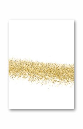 Gold Vector Texture Pattern on White Background. Light Golden Confetti. Yellow Illustration Backdrop. Design Element. eps 10.  