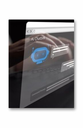 AI Virtual Assistant Artificial Intelligence Chatbot Controlled by Prompt Engineering for Explainable Generative AI information and LLM Deep Learning Technology for Smart Business Work Support. Muxer