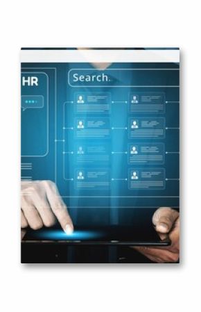 Smart HR system using AI and digital platforms for efficient recruitment, talent analytics, employee engagement, and workforce management in modern organizations. Muxer