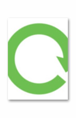 イラスト素材：サイクル図　緑　サイクル矢印　set of recycling icons.  recyclable icon set.
