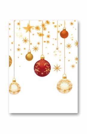 PNG Christmas ornaments invitation border christmas illustration background.