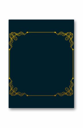 collection of three antique and elegant floral frame for royal invitation