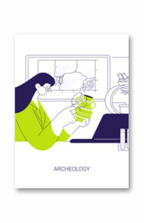 Sociocultural science isolated cartoon vector illustrations se