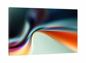Colorful Abstract Background With Flowing Curves and Smooth Lines