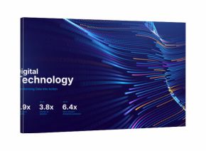 Big Data Technology Flow Background with Neural Network Particles and Digital Stream Lines. Futuristic Data Science Concept. Tech Business Presentation or Annual Report Template. Vector Illustration.