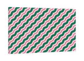 Christmas seamless pattern. Candy cane background with red, pink and green lines