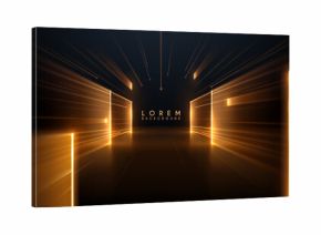 Golden light elements with motion effect