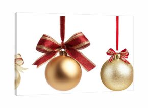 PNG Elegant gold ornaments with ribbons, element set on transparent background