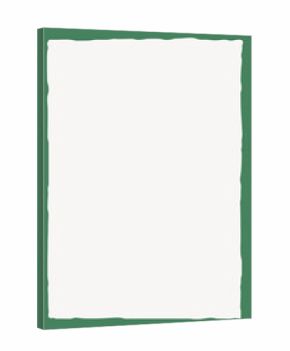 Green frame background, simple design vector