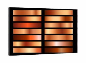 Shiny metallic gradient texture, gold, bronze, yellow and rose gold steel background