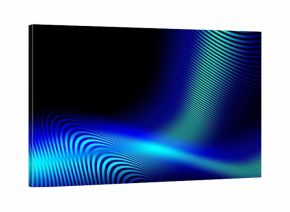 beautiful abstract wave technology black background with blue light digital effect corporate concept