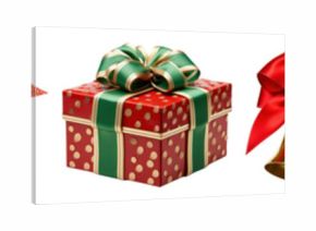 PNG Festive holiday decorations collection, element set on transparent background