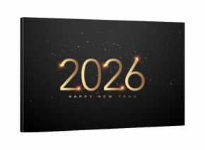 Happy New Year 2026 Background Greeting Card
