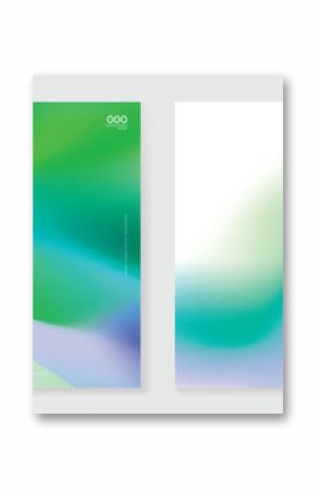 Modern gradient poster background vector set. Cover template with vibrant gradient mesh. Ideal design for social media, cover, banner, flyer. 