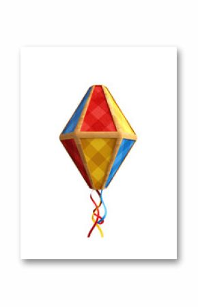 Balão de São João Festa Junina Elemento 3D Isolado