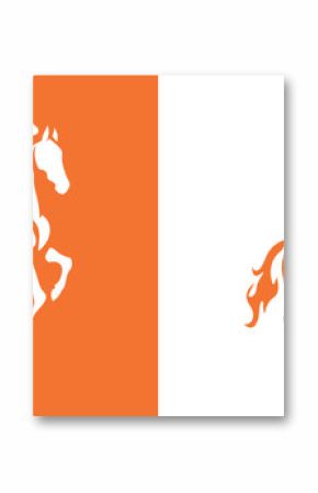 Modern fire horse logo design for 2026 Chinese New Year celebrations